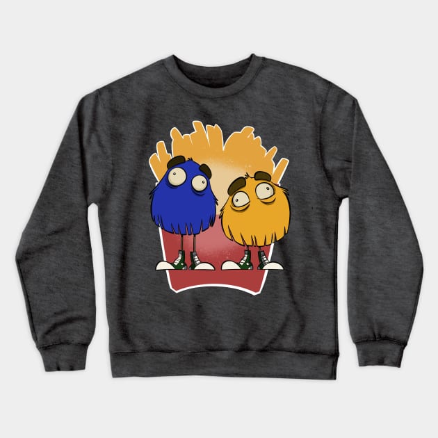 Fry Guys Crewneck Sweatshirt by westinchurch